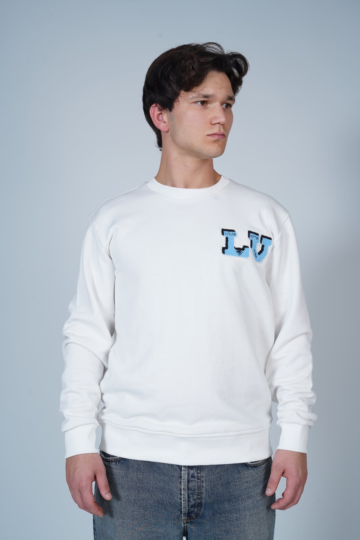 Louis Vuitton x Bugs Bunny Karakterli Sırt Baskılı Sweatshirt